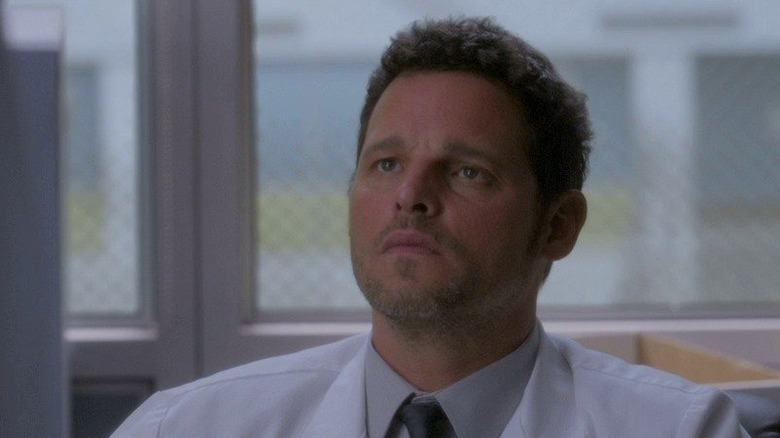 Justin Chambers looking up