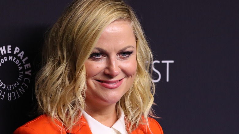 Amy Poehler at the Paley Center for a Parks & Recreation panel