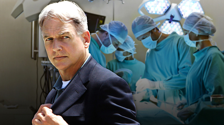 Mark Harmon with doctors