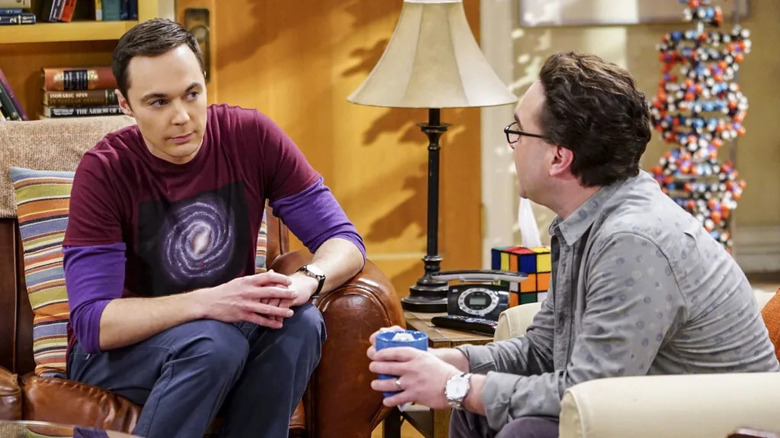 Sheldon and Leonard talking