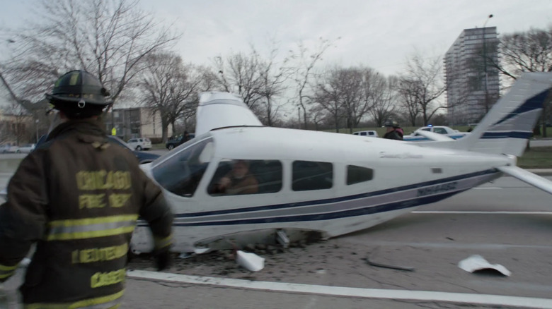 Crashed plane