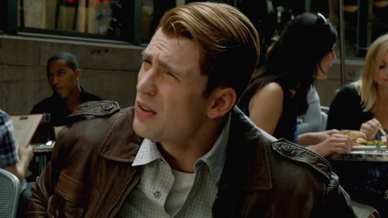 Steve Rogers looking confused