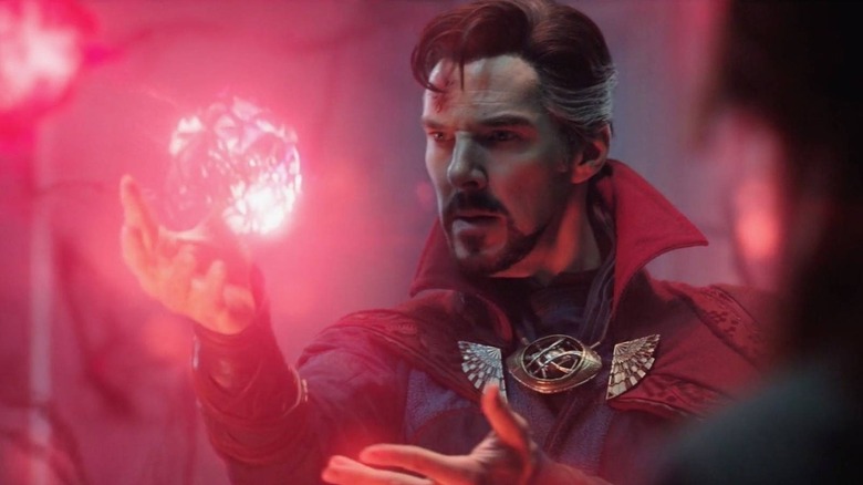 Doctor Strange using magic