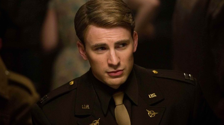 Steve Rogers in his military uniform