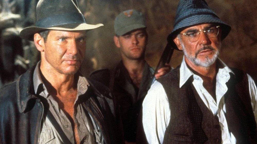 Sean Connery and Harrison Ford in Indiana Jones and the Last Crusade