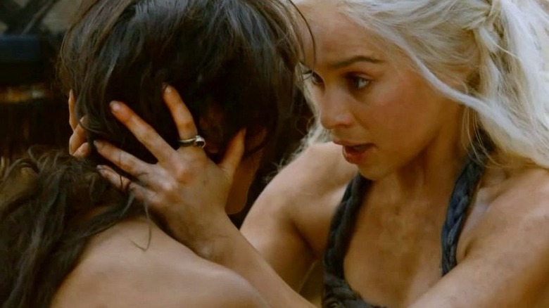 Daenerys comforts Irri