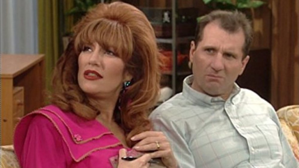 Katey Sagal and Ed O'Neill in Married With Children 