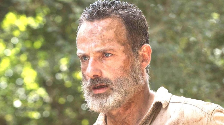 Rick Grimes looking shocked