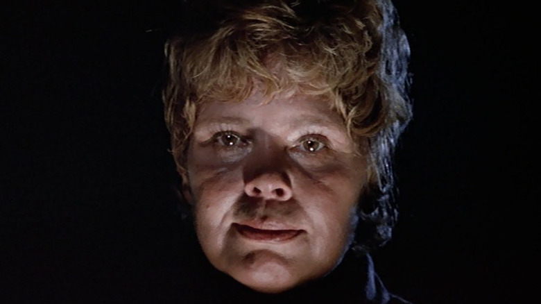 Mommy Voorhees staring blankly