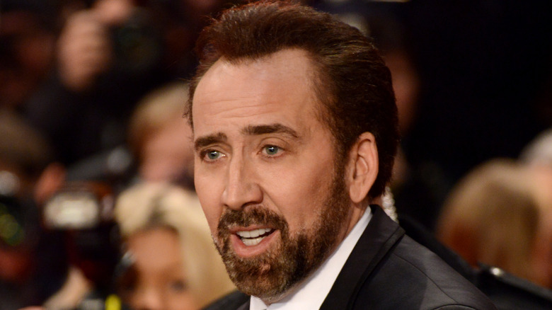 Nic Cage smiling