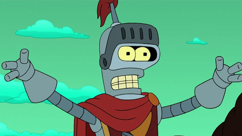 Bender as Titanias Anglesmith Futurama