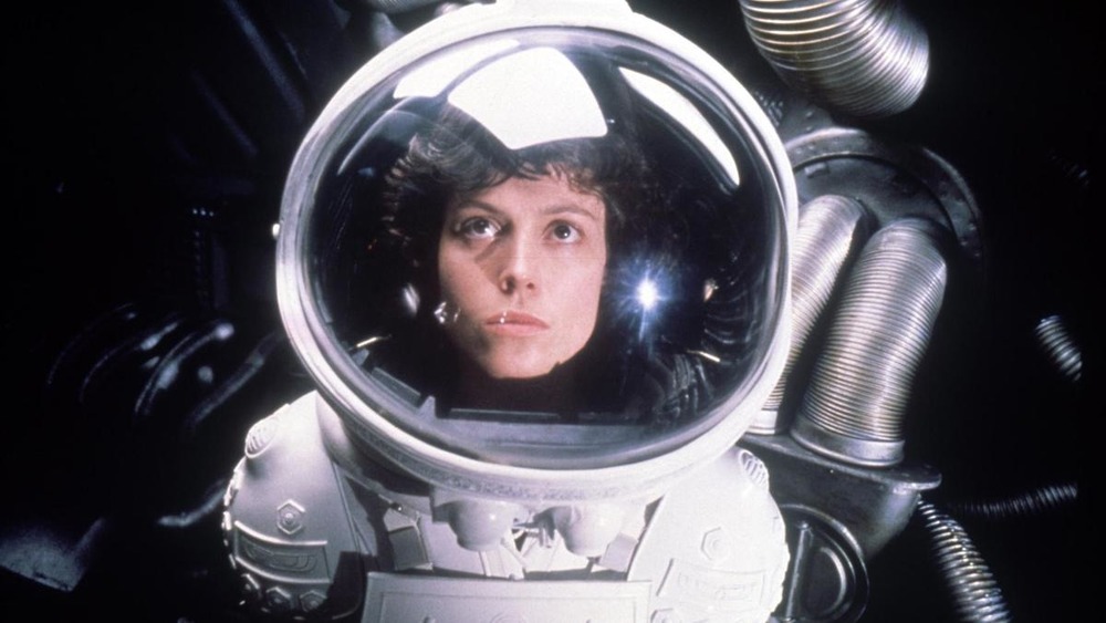 Ripley suiting up in Alien