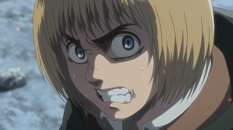 Armin angry Attack on Titan