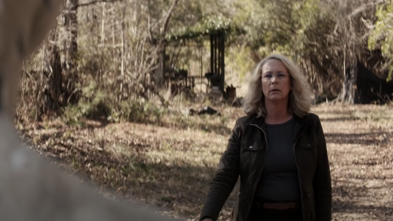 Laurie Strode outside