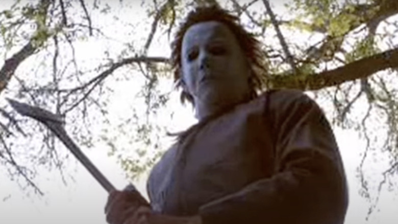 Michael Myers with an axe