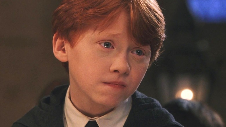 Ron Weasley furrowing brow