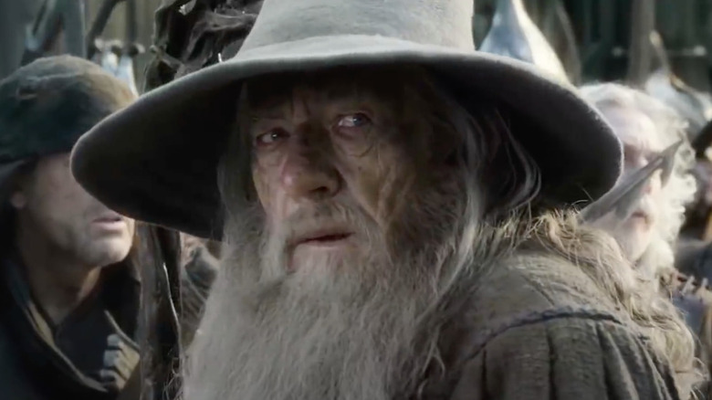 Gandalf in battle