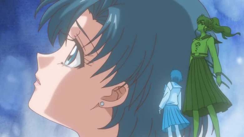 Sailor Mercury worrying