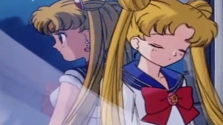 Sailor Moon reflecting