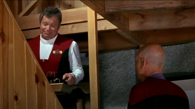 Captain Kirk meets Captain Picard in Generations