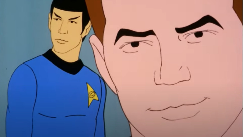 1970s animated versions of Kirk and Spock