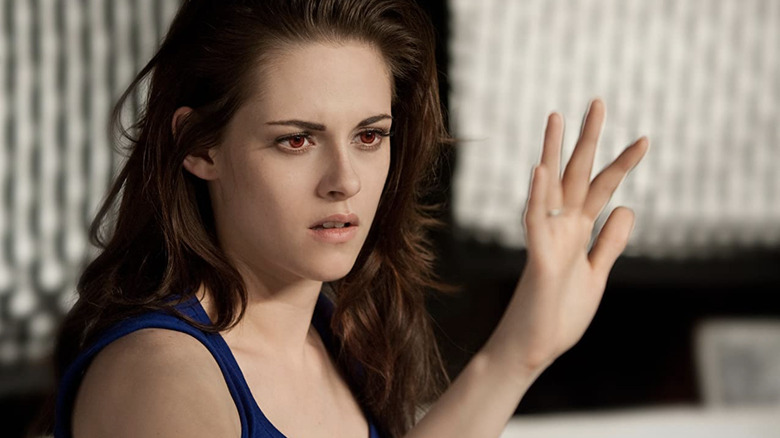 Kristen Stewart as vampire Bella in Breaking Dawn - Part 2