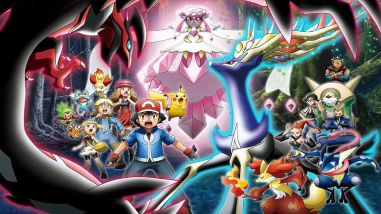 The group keeps Diancie safe from Yveltal