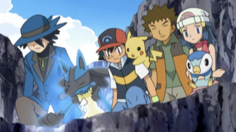 The group traverses the Sinnoh region