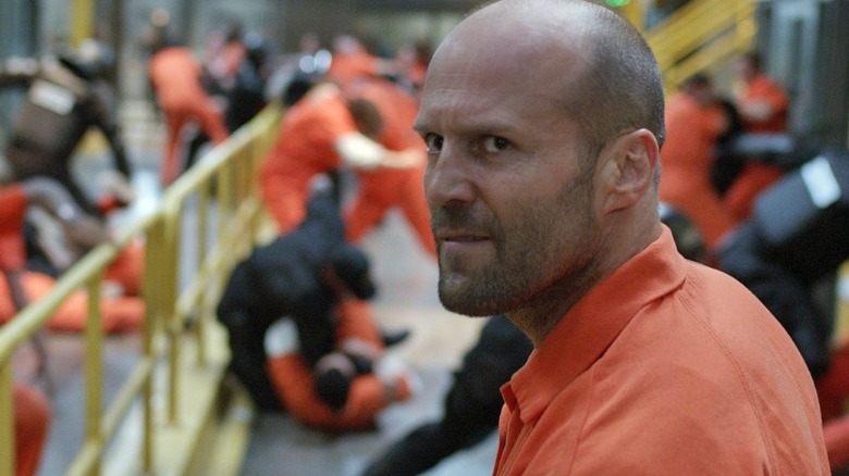 Deckard Shaw in prison during a fight