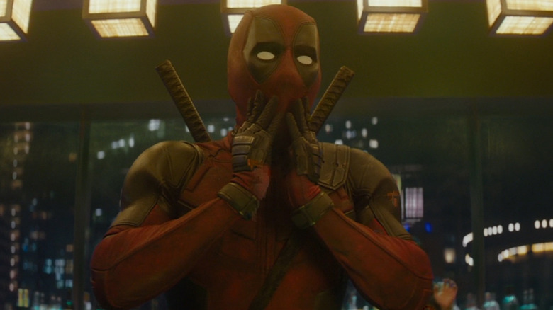 Deadpool looking shocked