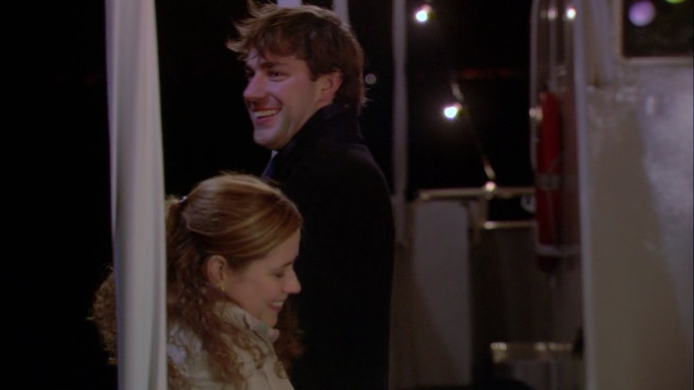 Jenna Fischer and John Krasinski on The Office