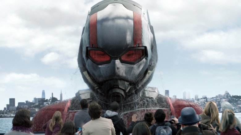 Giant Man rising in Ant-Man and the Wasp