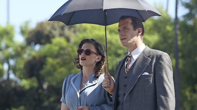 Peggy Carter and Edwin Jarvis