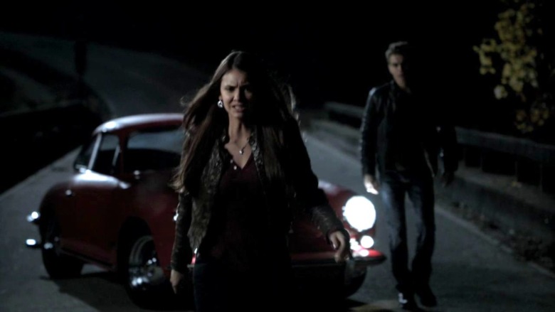 Elena walks away from Stefan