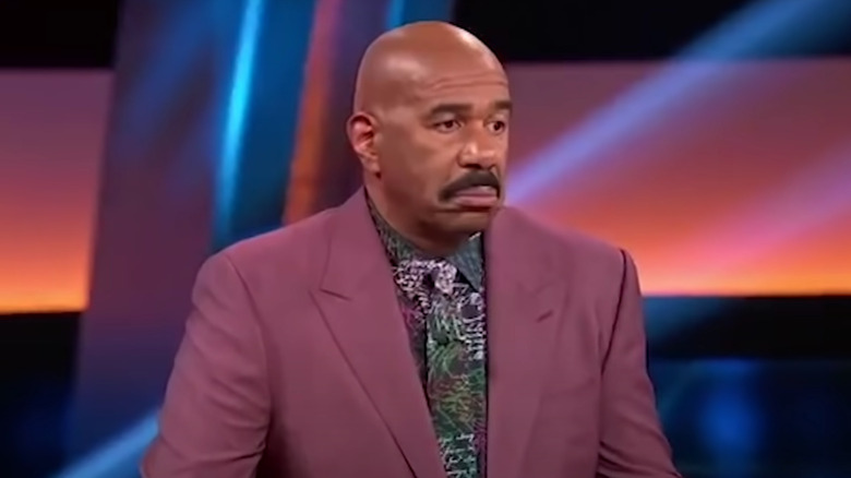 Steve Harvey frowning