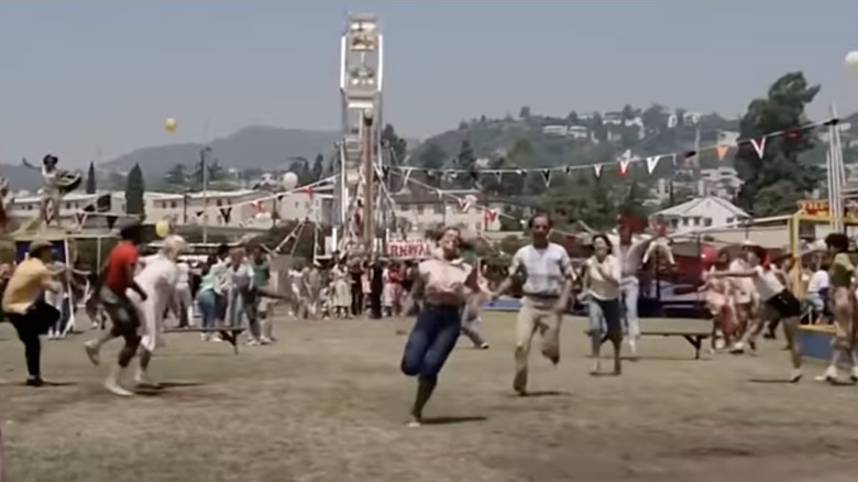 Grease carnival scene