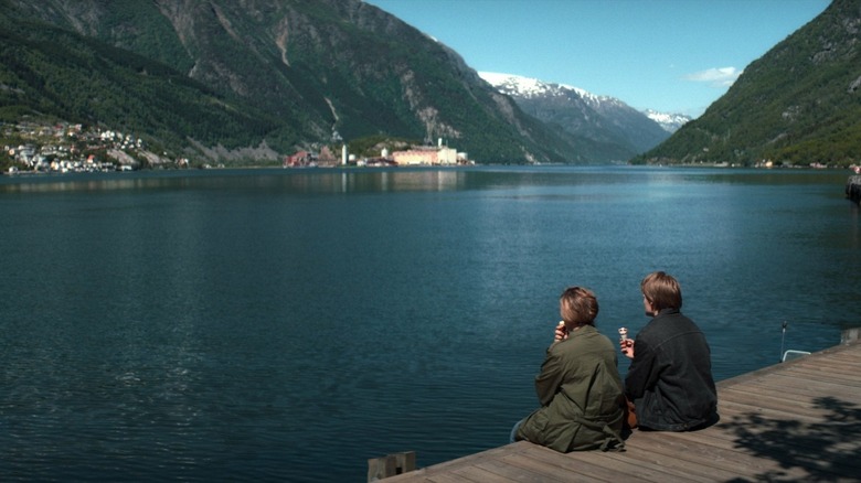 Ragnarok cast enjoying the view