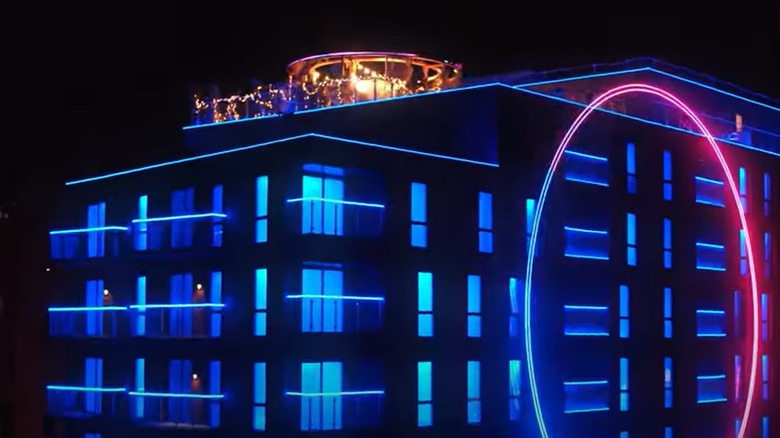 The Adelphi building at night