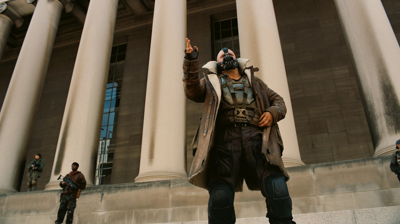 Bane making a speech