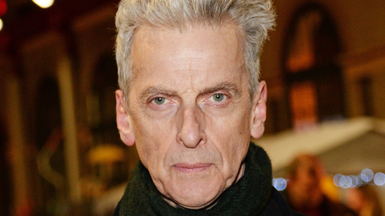 Peter Capaldi grimacing 