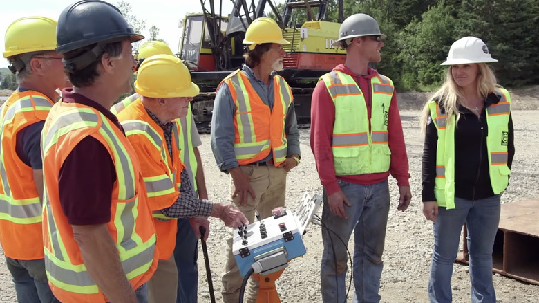 Excavation crew at Oak Island Money Pit