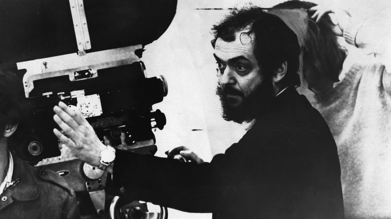 Stanley Kubrick on set