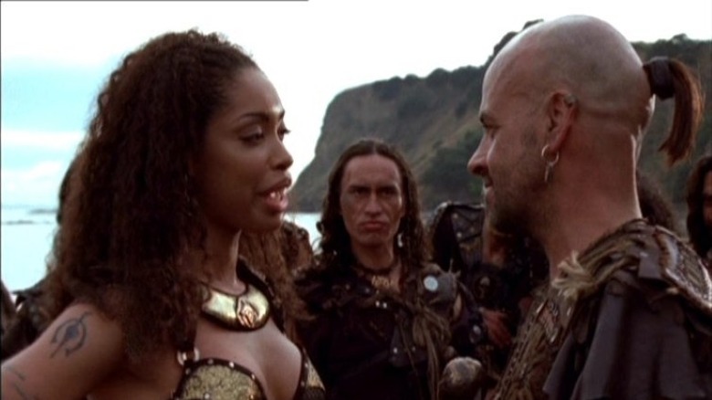 Gina Torres arguing