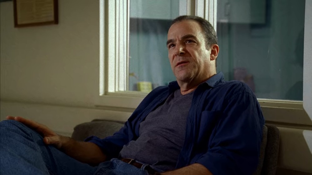 Jason Gideon sits in hospital