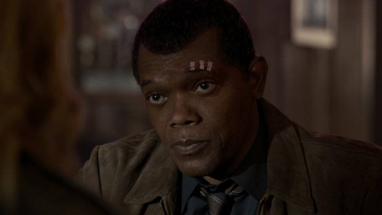 Samuel L. Jackson as young Nick Fury