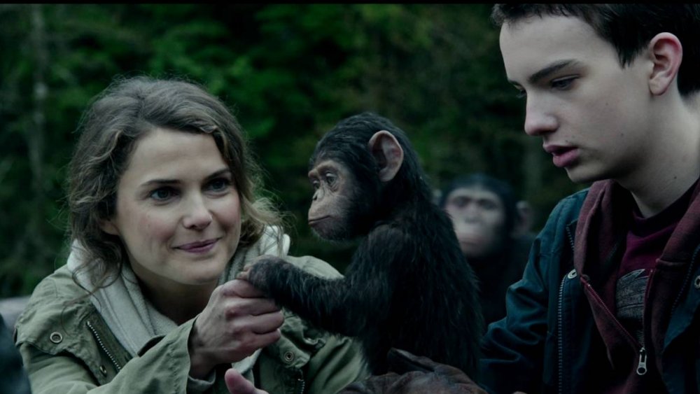 Keri Russell in Dawn of the Planet of the Apes