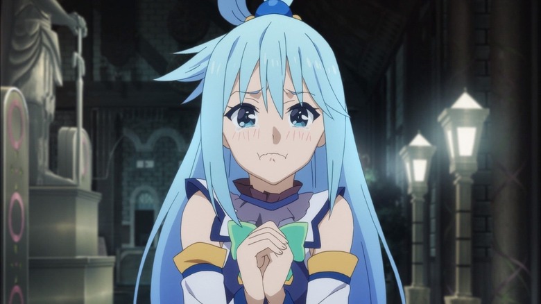 Aqua about to cry