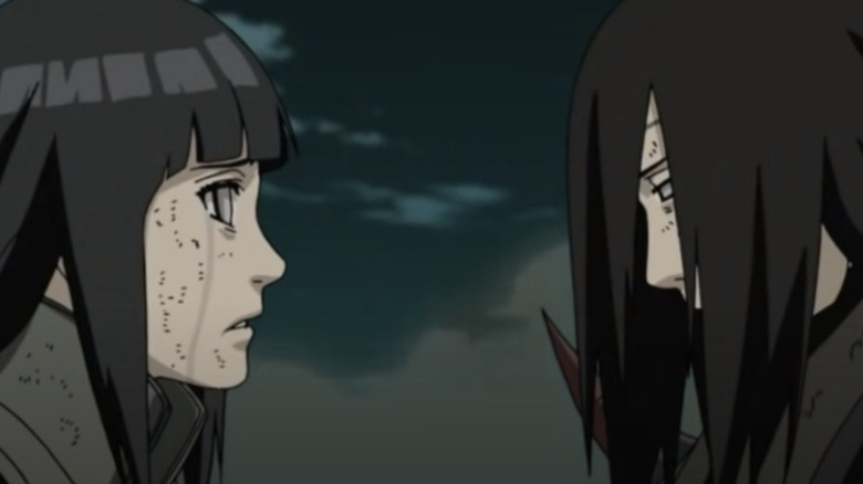 Hinata crying over Neji dying