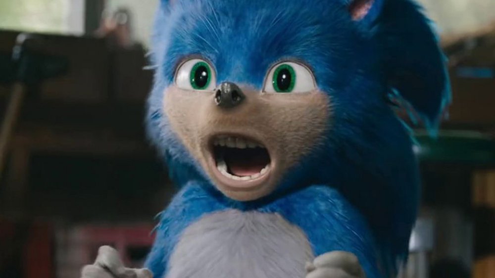 Sonic the Hedgehog screaming