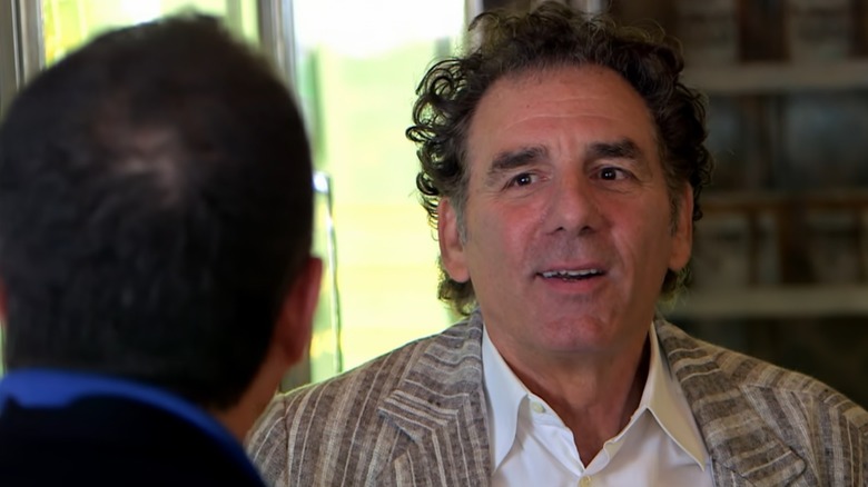 Michael Richards talking to Jerry Seinfeld